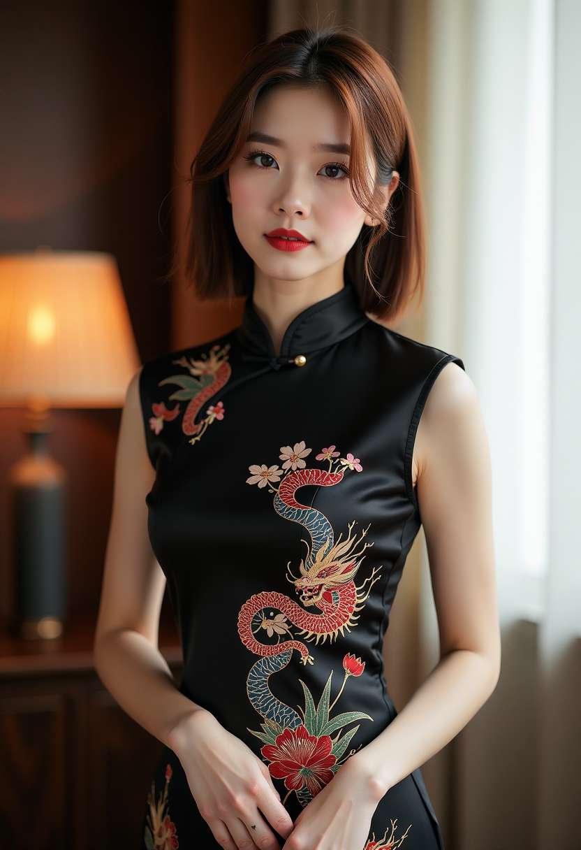 美容院老板娘海报